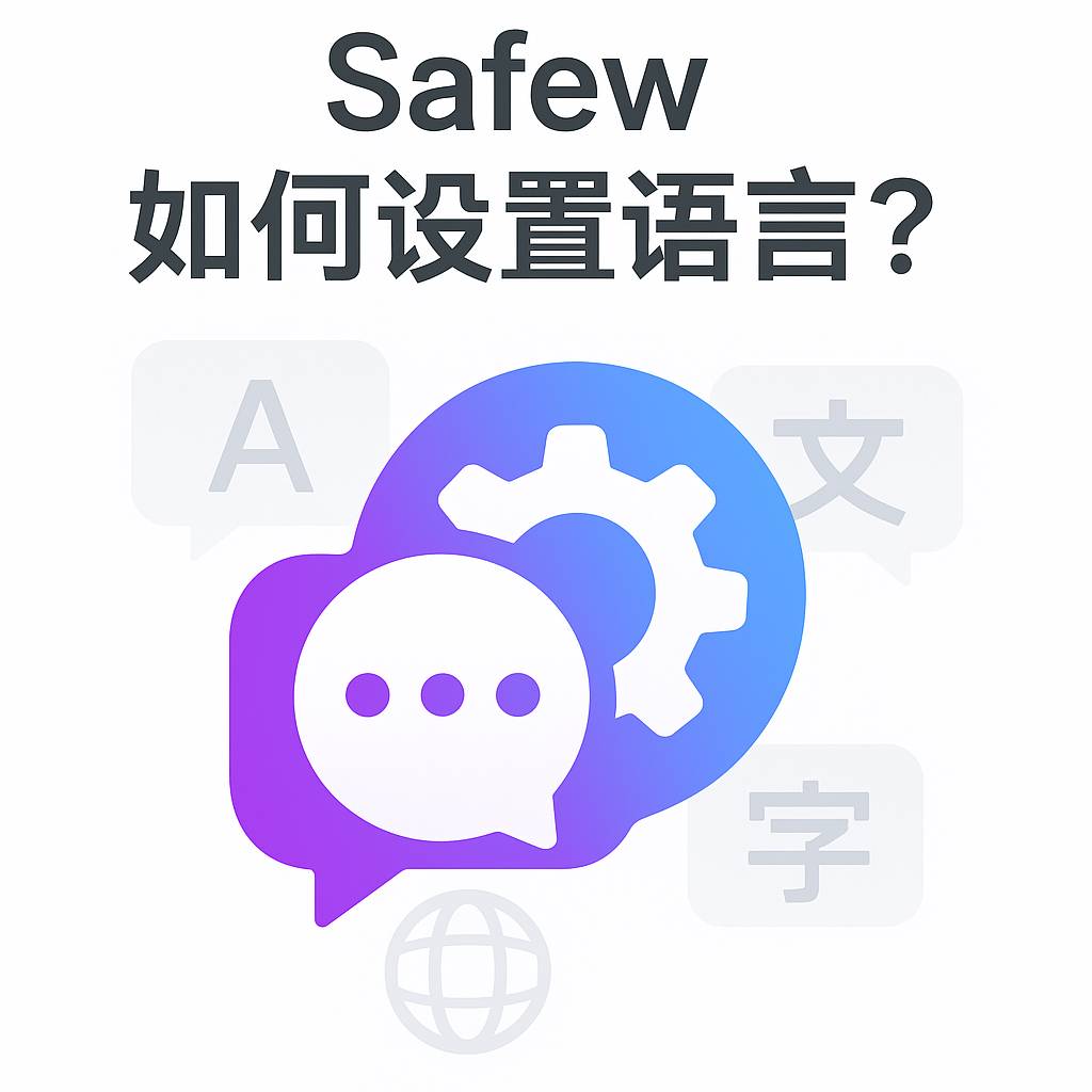 SafeW应怎样配置语言选项?